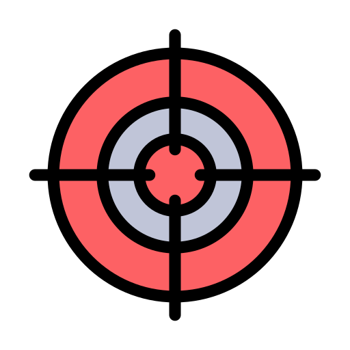 Target Generic Outline Color icon