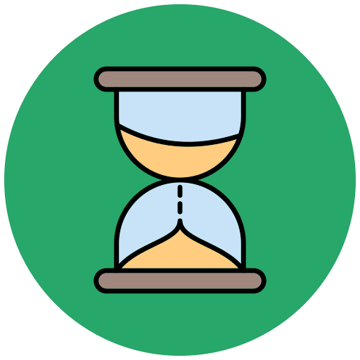 Hourglass Generic Outline Color icon