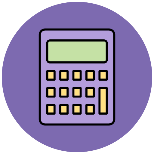 Calculator Generic Outline Color icon