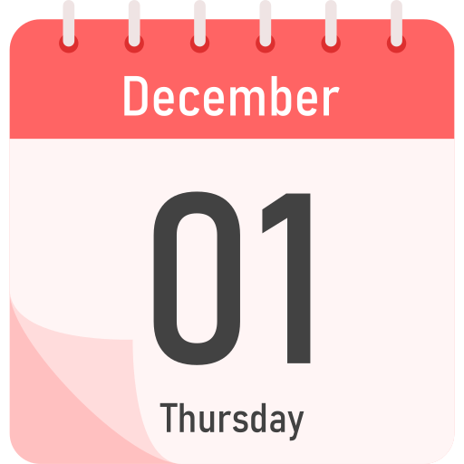 diciembre 1 icono gratis