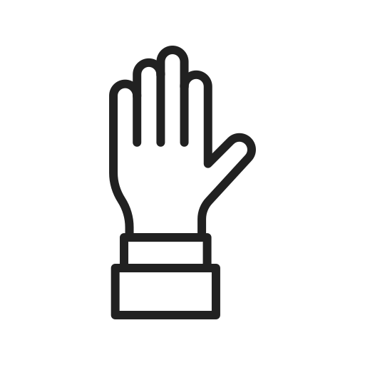 Hand Generic Detailed Outline icon