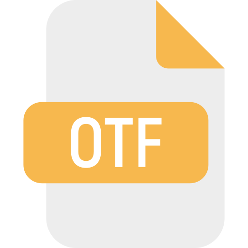 archivo otf icono gratis