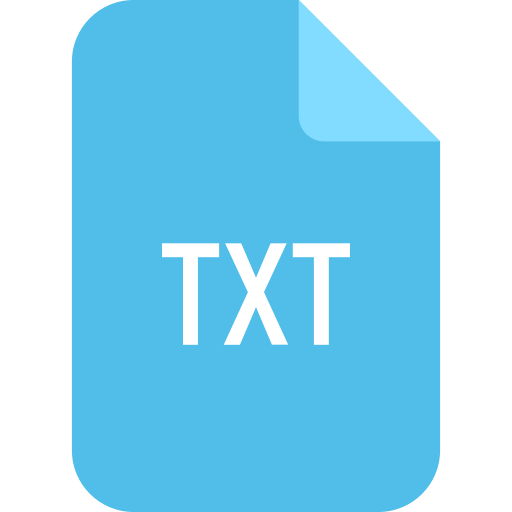 txt icono gratis