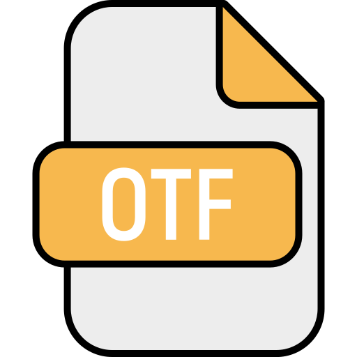 archivo otf icono gratis