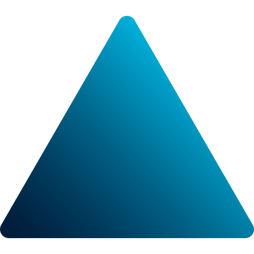 Triangle Generic Flat Gradient icon