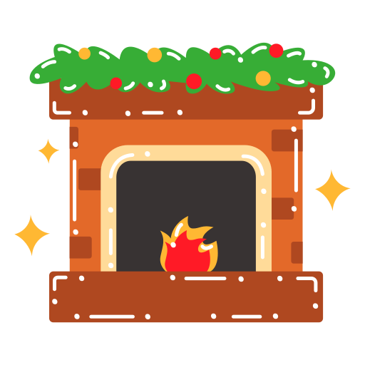 chimenea gratis sticker