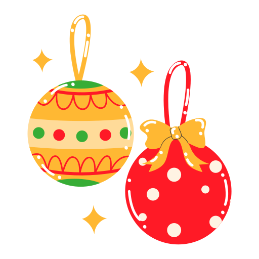 Christmas ball Stickers - Free christmas Stickers