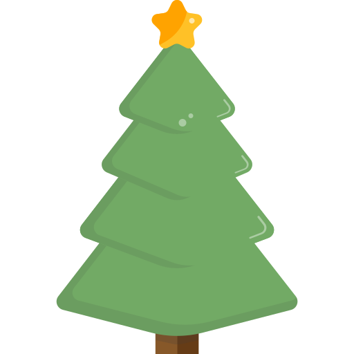 Árbol de navidad icono gratis