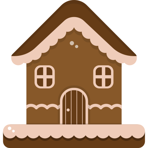 casa de jengibre icono gratis