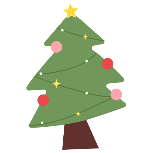 Árbol de navidad icono gratis