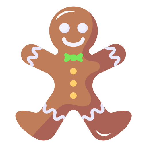 Gingerbread Man - Free food icons