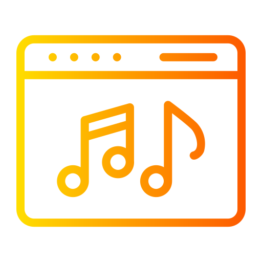 Music Generic Gradient icon