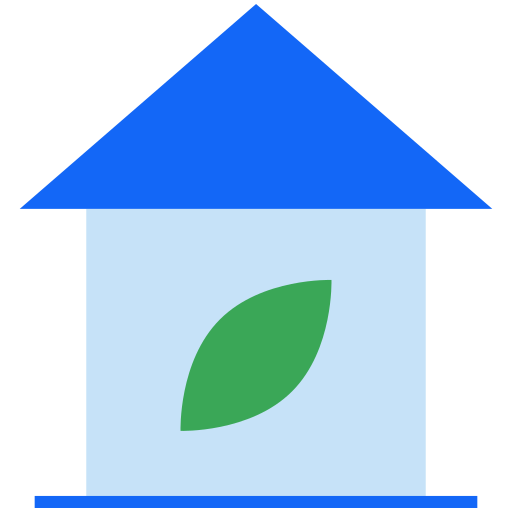maison écologique Icône gratuit