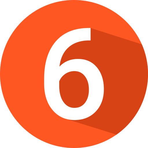 six Icône gratuit six Icône gratuit