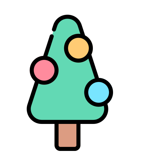 Árbol de navidad icono gratis