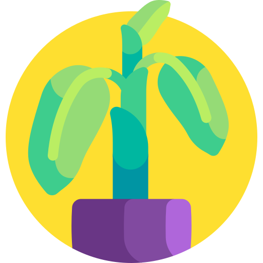 planta de banano icono gratis