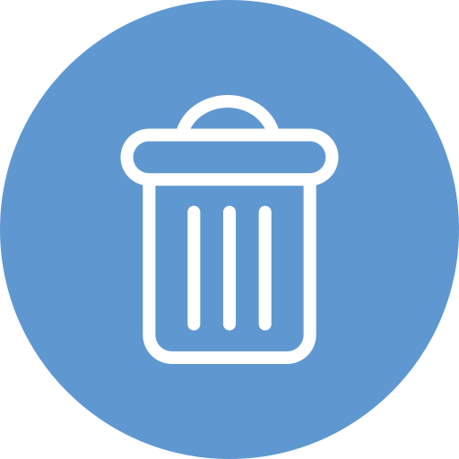 contenedor de basura icono gratis