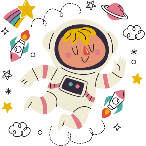 astronaut kostenlos Sticker astronaut kostenlos Sticker