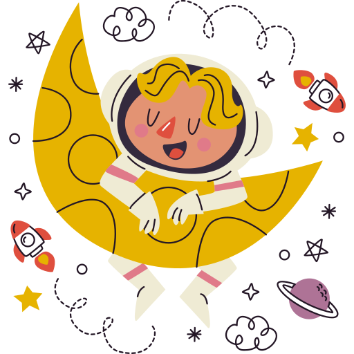 astronauta gratis sticker