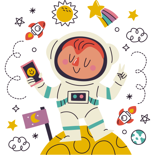 astronauta gratis sticker