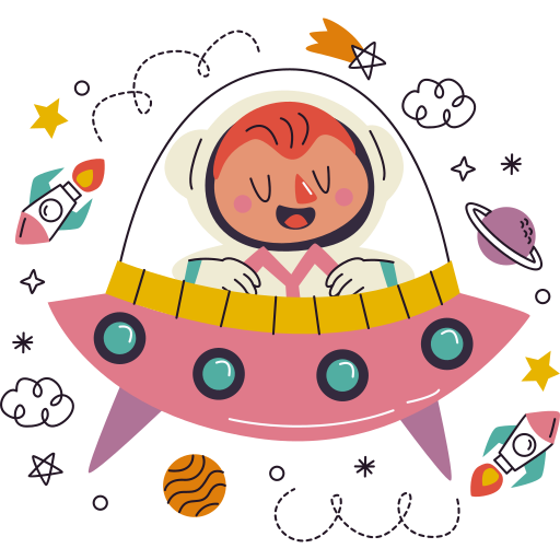astronaut kostenlos Sticker