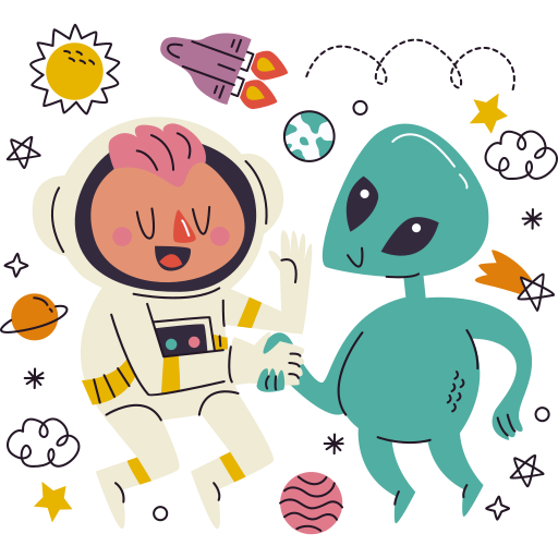 astronaut kostenlos Sticker astronaut kostenlos Sticker