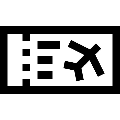 billet Icône gratuit