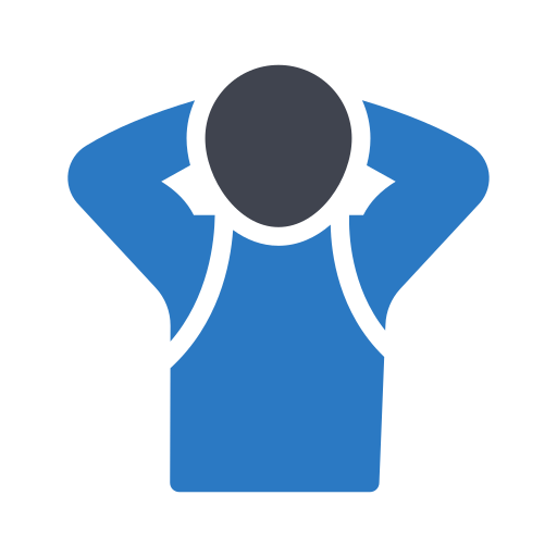 Armpit Generic Blue Icon