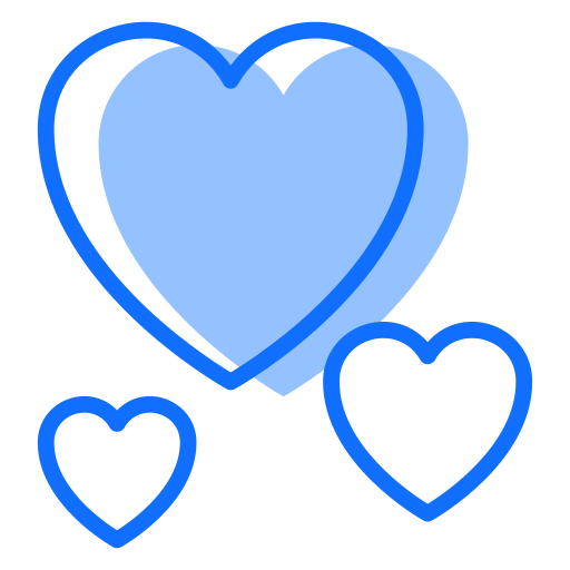 Heart Generic Blue Icon