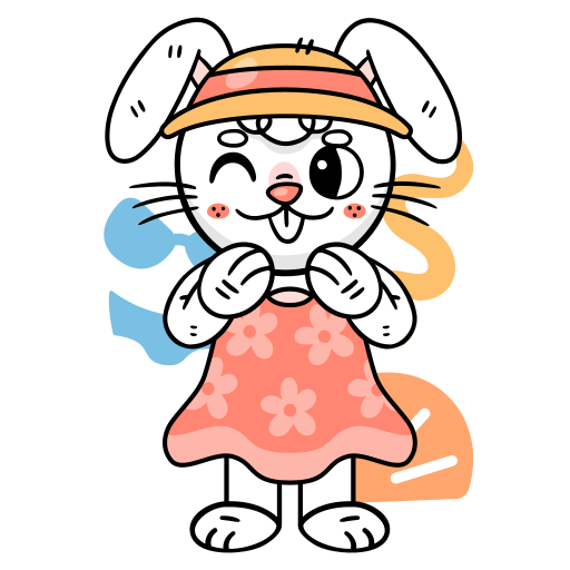 Bunny free sticker Bunny free sticker