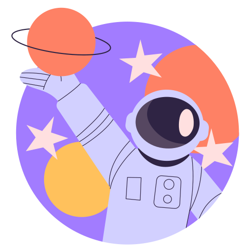 astronauta gratis sticker