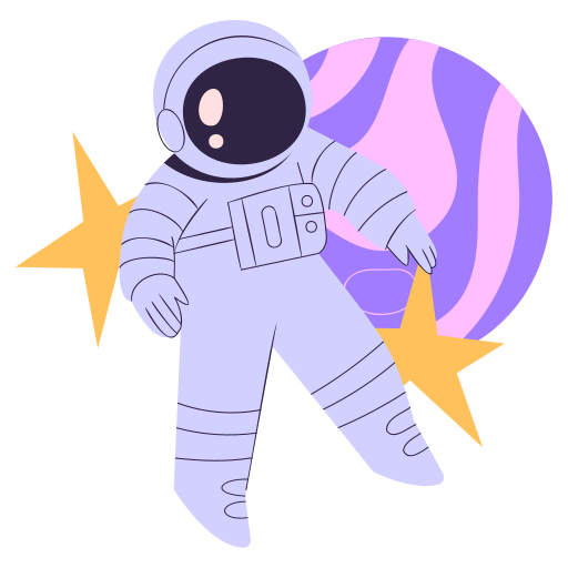 astronauta gratis sticker