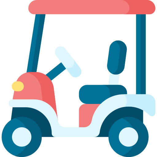 carrinho de golfe grátis ícone