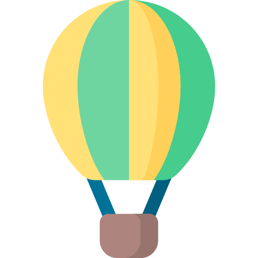 Hot air balloon Special Flat icon