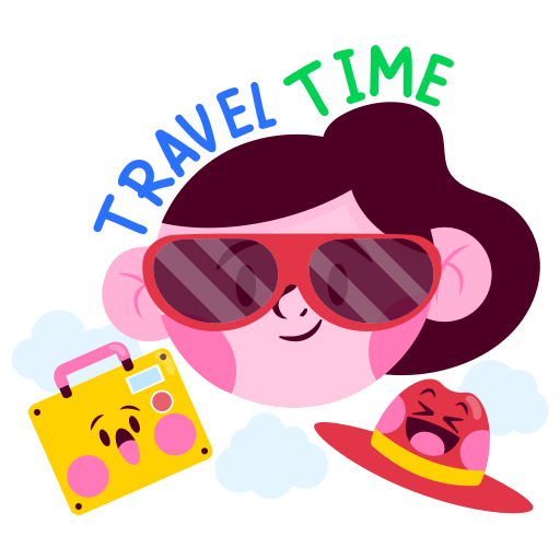 voyager gratuit sticker
