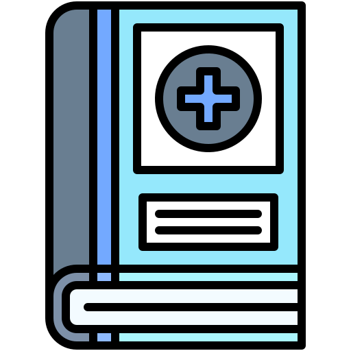 libro médico icono gratis