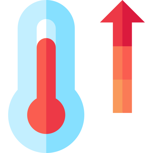 ola de calor icono gratis