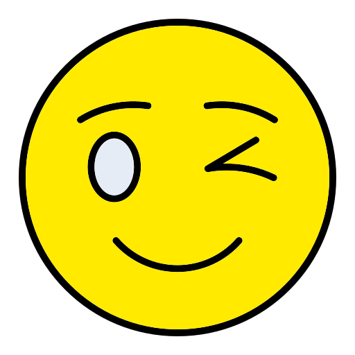 Wink Generic Outline Color icon