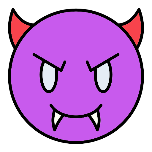 Devil Generic Outline Color icon