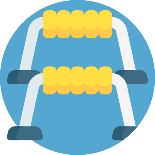 Push up bar free icon