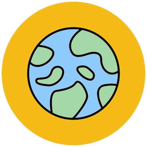 World Generic Outline Color icon