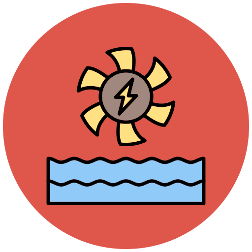 Hydro power free icon Hydro power free icon
