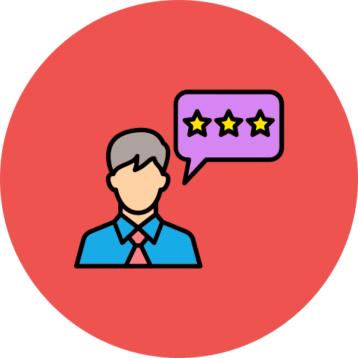 customer review icono gratis