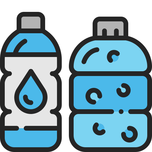 Water bottle Generic Outline Color icon