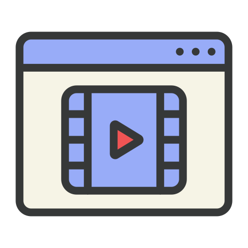 película en línea icono gratis