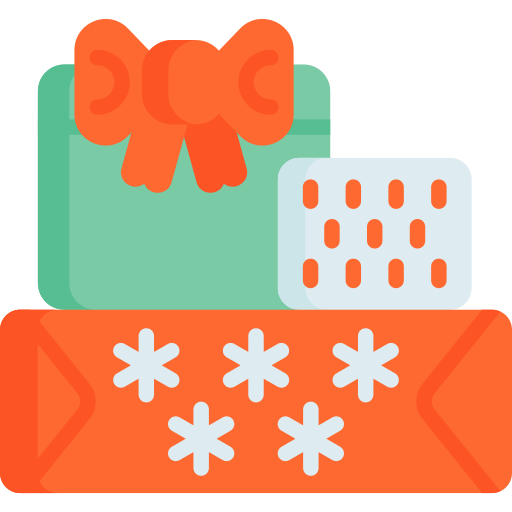 caja de regalo icono gratis