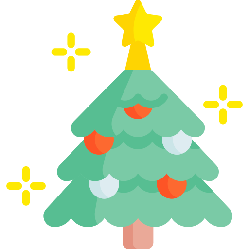 Árbol de navidad icono gratis