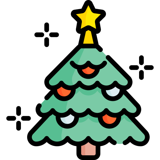 Árbol de navidad icono gratis