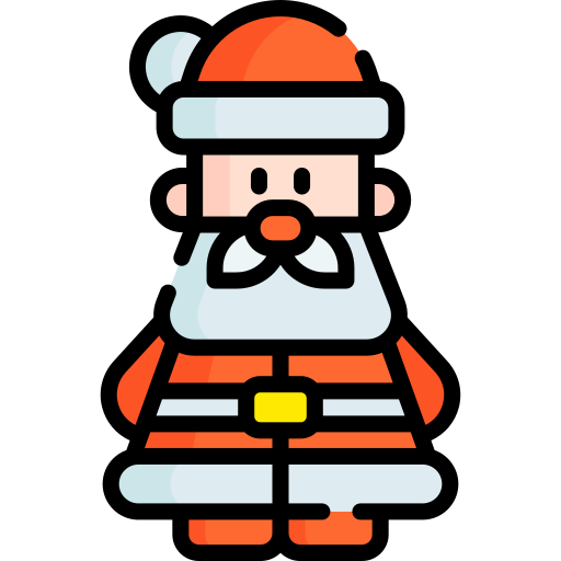 papá noel icono gratis