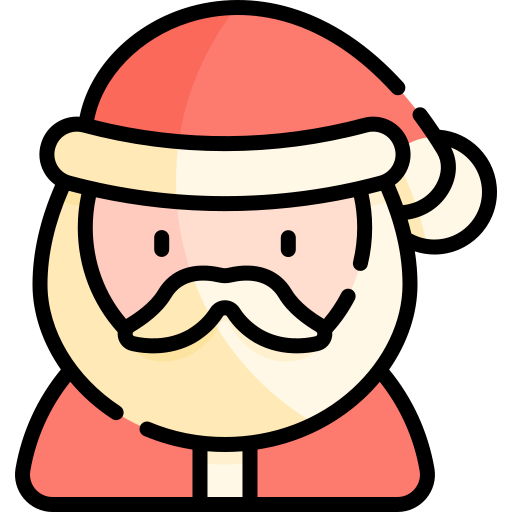 papa noel icono gratis